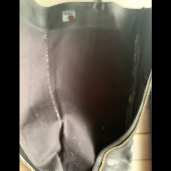 Clarks Black Leather Knee High Boots - Picture 5 of 7